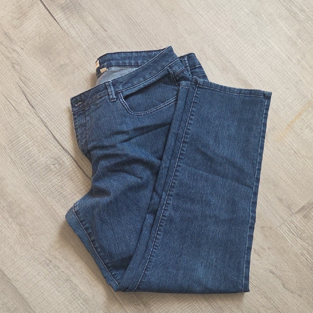 Coldwater Creek Deep Blue Straight Jeans Size 18